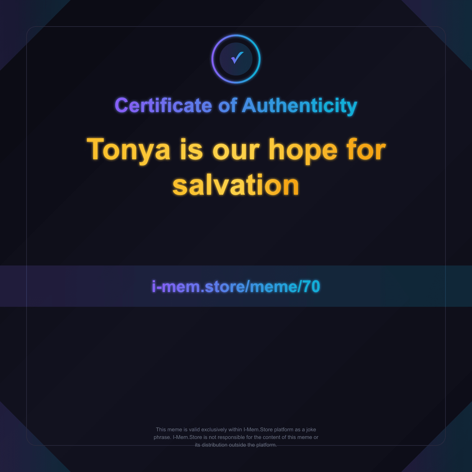 Certificate of Authenticity